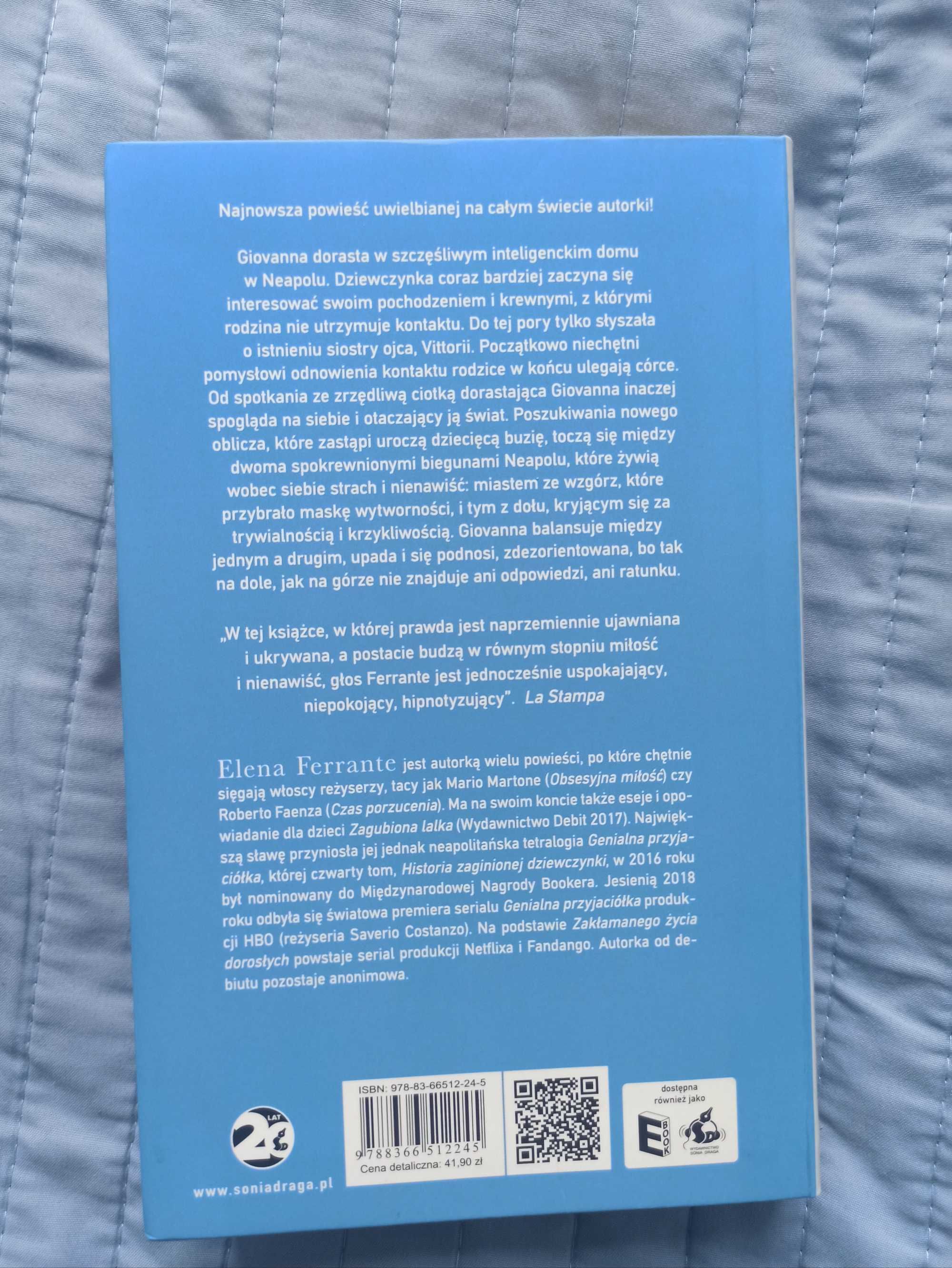 "Zakłamane życie dorosłych" Elena Ferrante