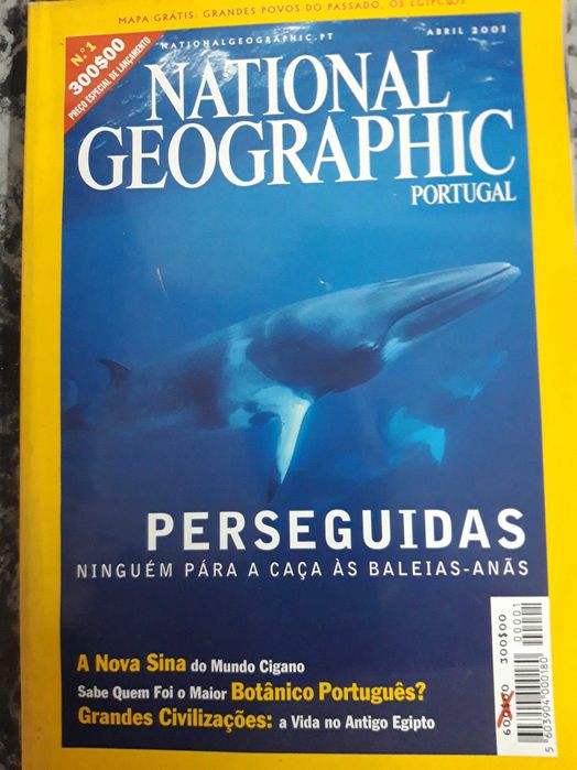 National Geographic - primeiro número da edição portuguesa