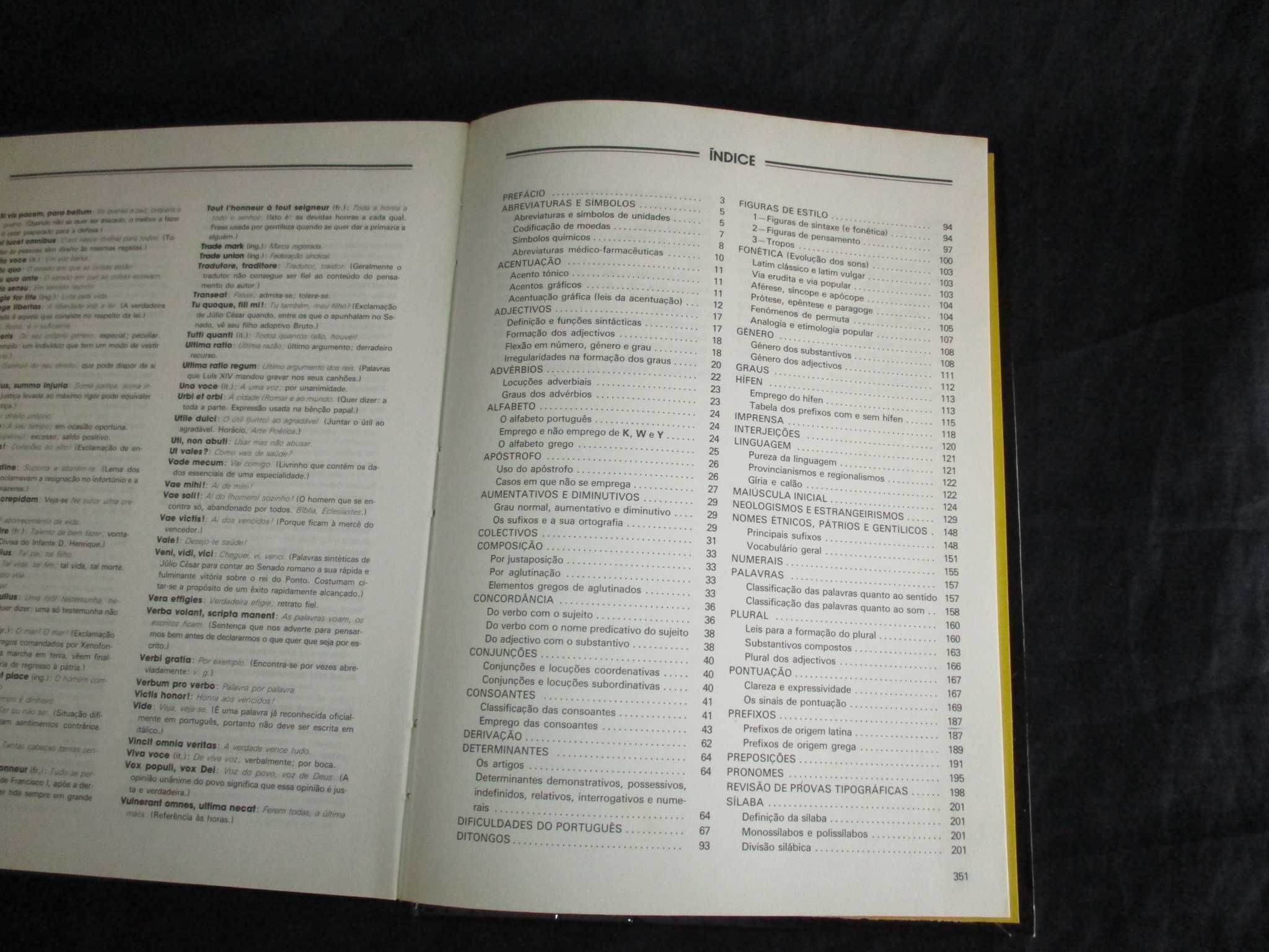 Livro Prontuário Ortográfico Moderno Asa
