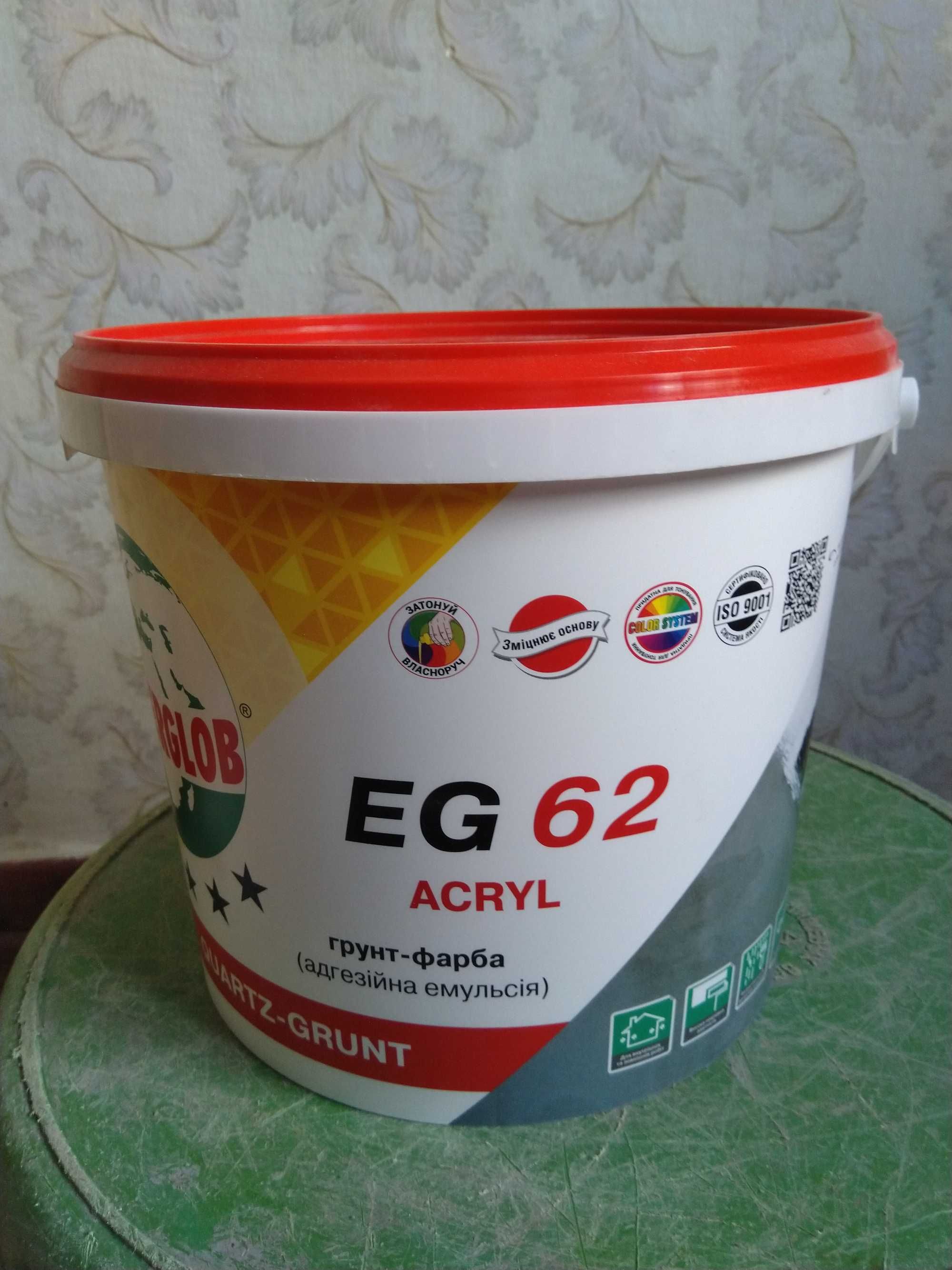 Продам фарбу-грунт унiверсальну акрилову ANSERGLOB EG 62 ( 5л) - нова!