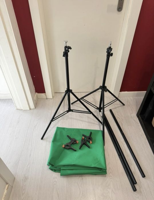 Tela Verde para estudio