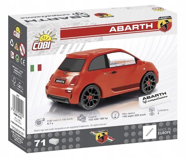 Klocki cobi 24502 Fiat Abarth 595