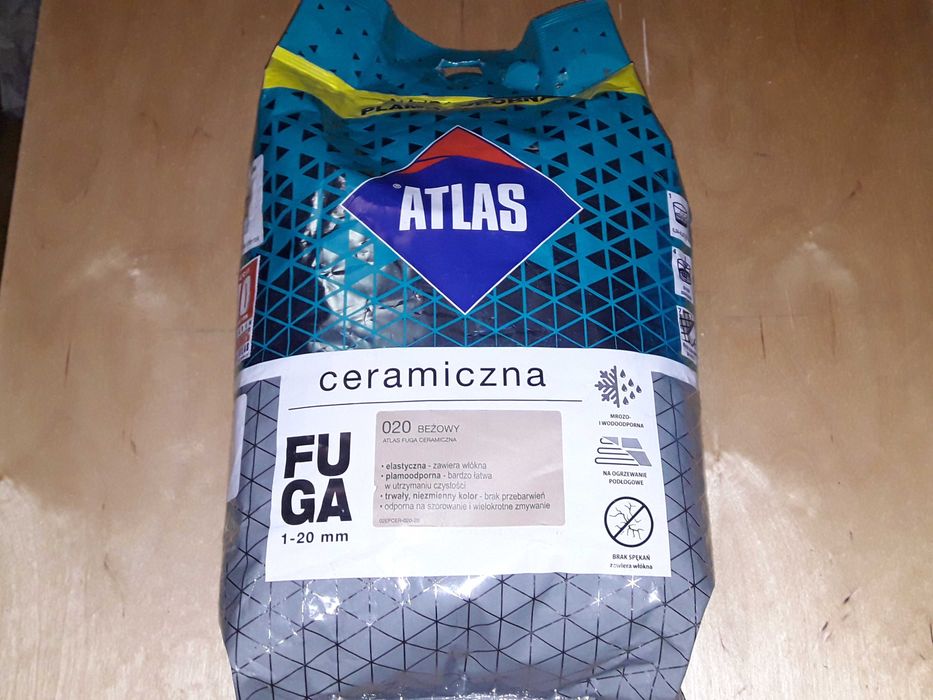Fuga ceramiczna Atlas w kolorze beżowym (020)