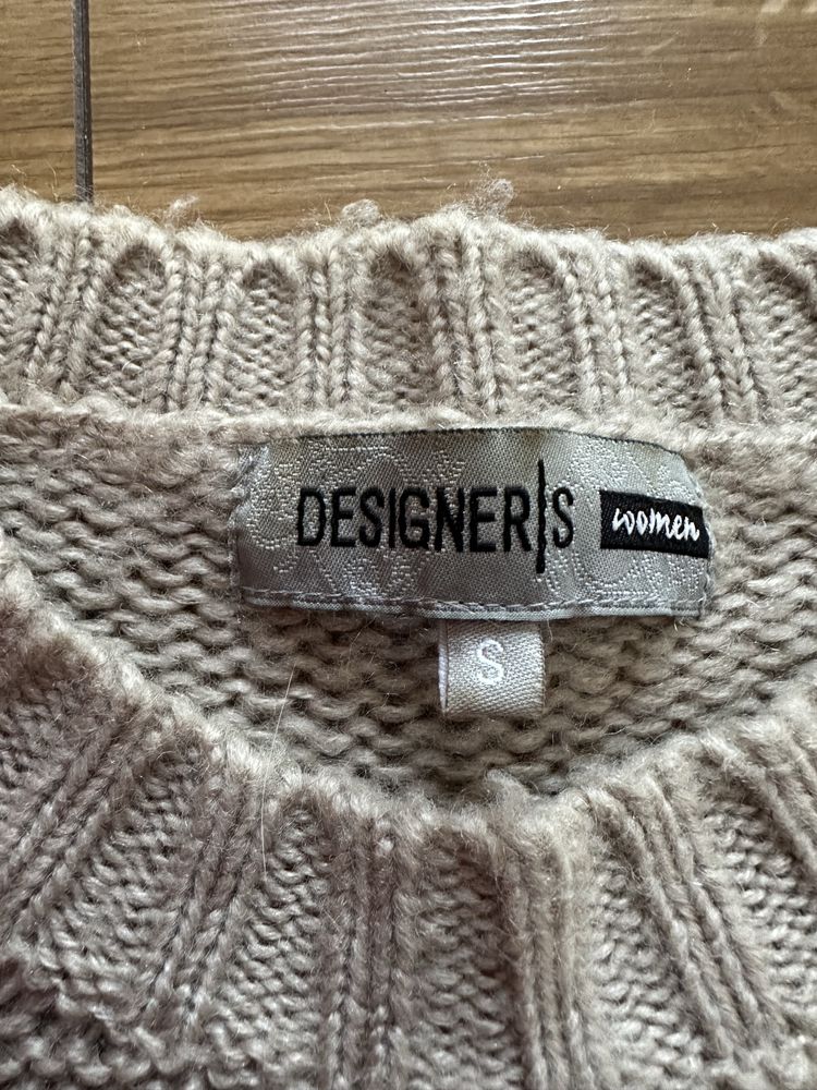 Sweter długi ciepły zima rozmiar S