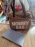 Duża torba mommy bag dla mamy i dziecka plus mata do przewijania