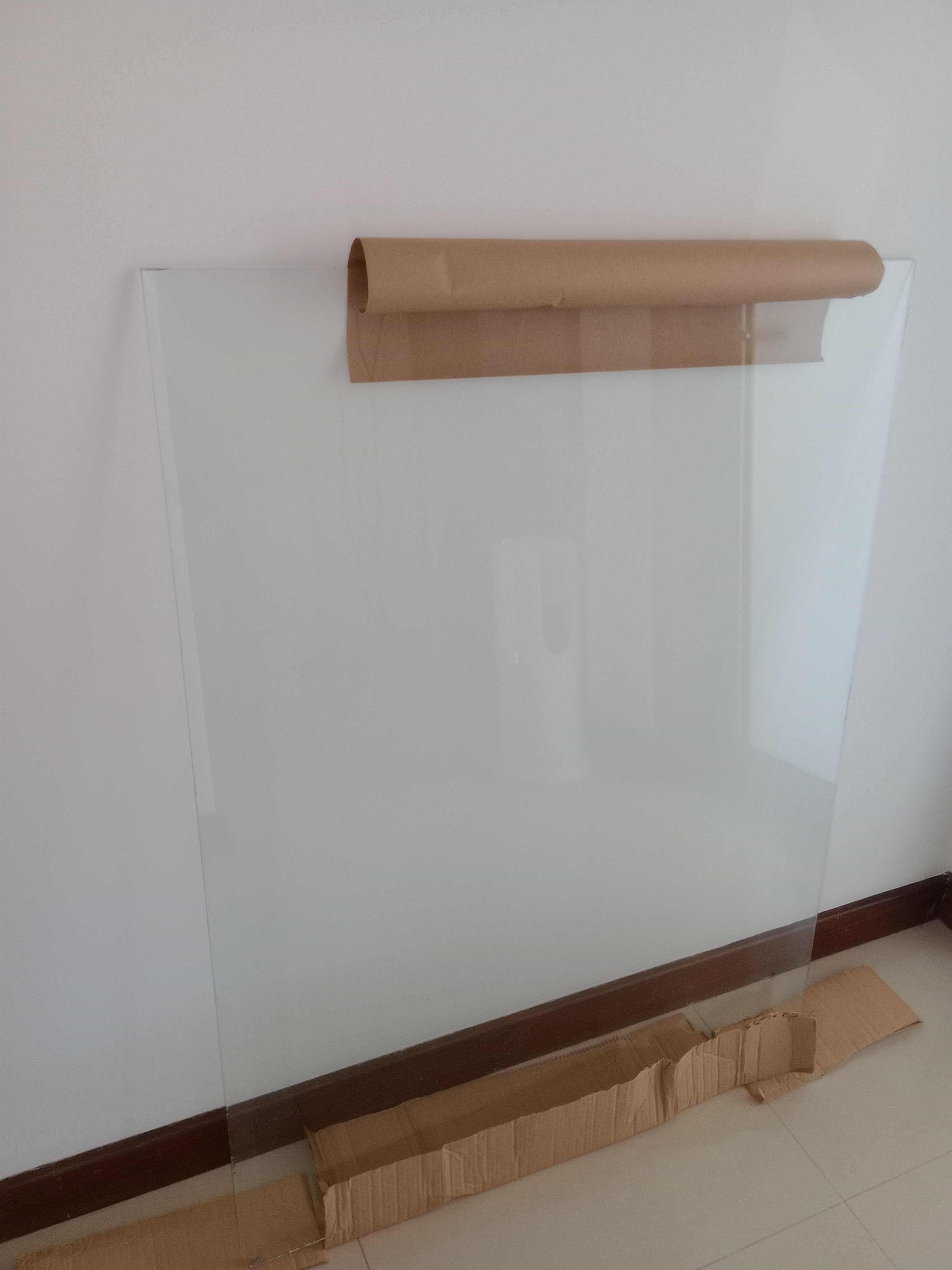 Vidro transparente retangular