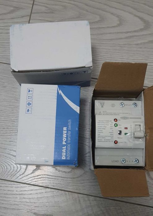 Автомат вводу резерву АВР Tomzn TOQ6-63/2 63A однофазний