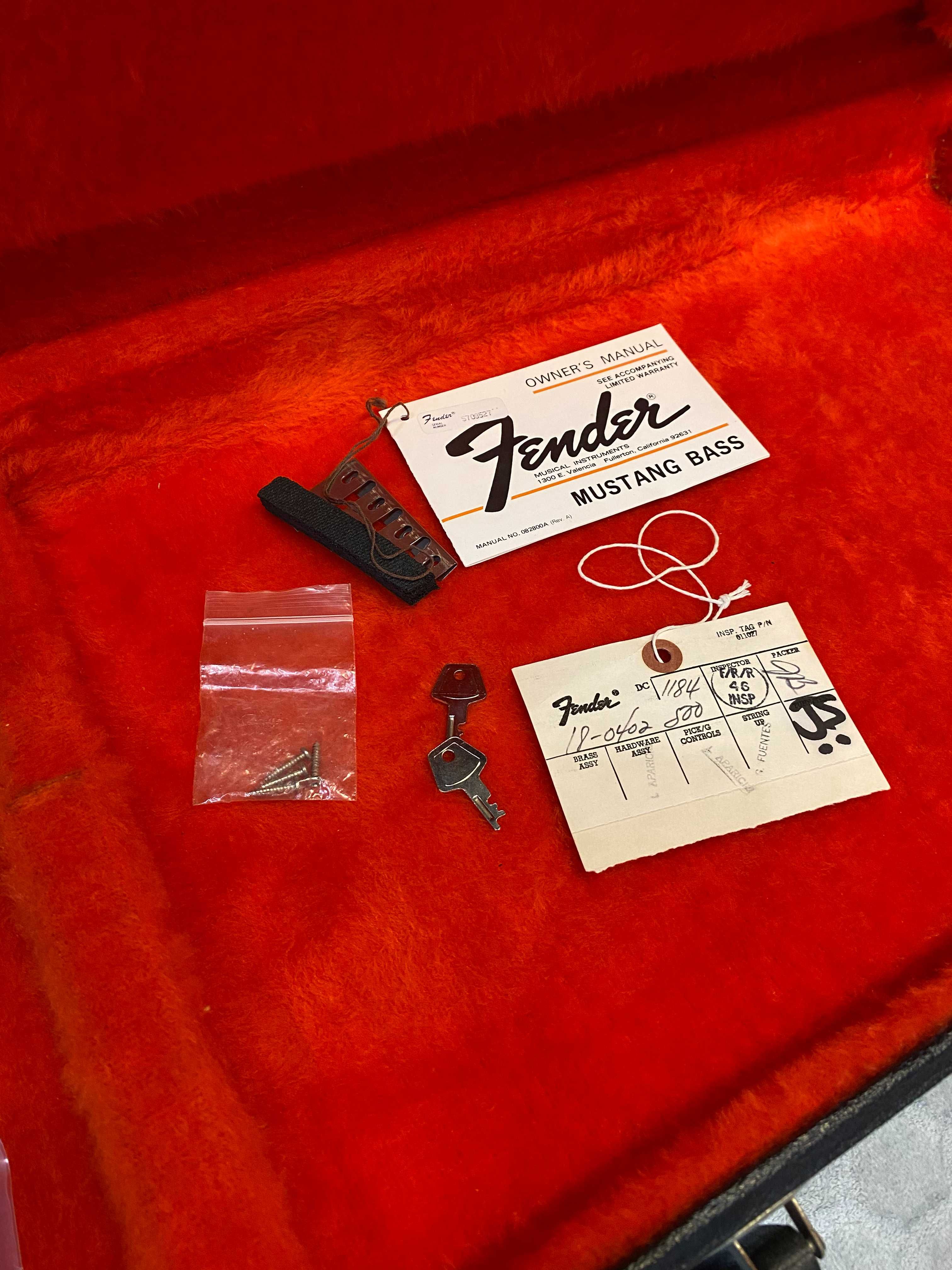 Fender Mustang Bass 1978 USA + case, dokumenty, gitara basowa jak nowa