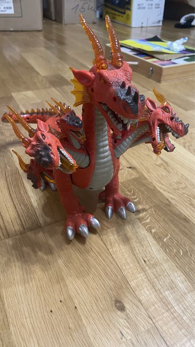 Інтерактивна іграшка Дракон Динозавр семиголовий fun little toys змій