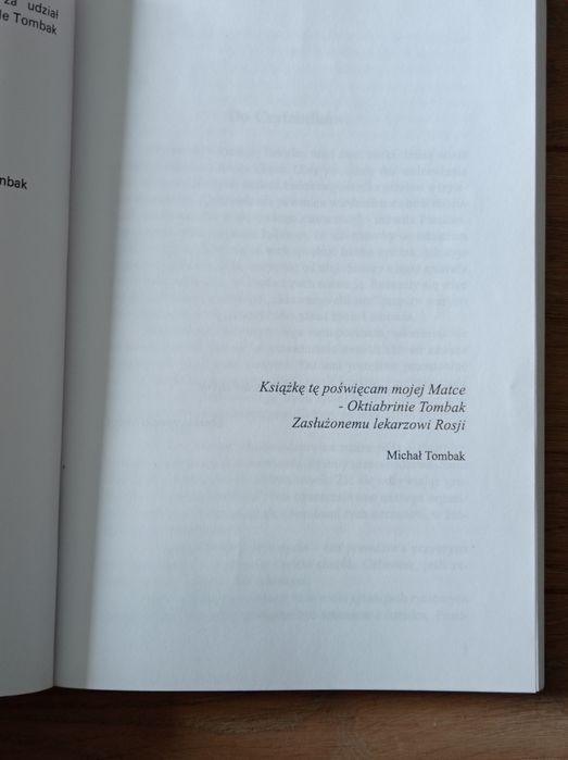 Uleczyć nieuleczalne książka jak nowa 
Michał Tombak