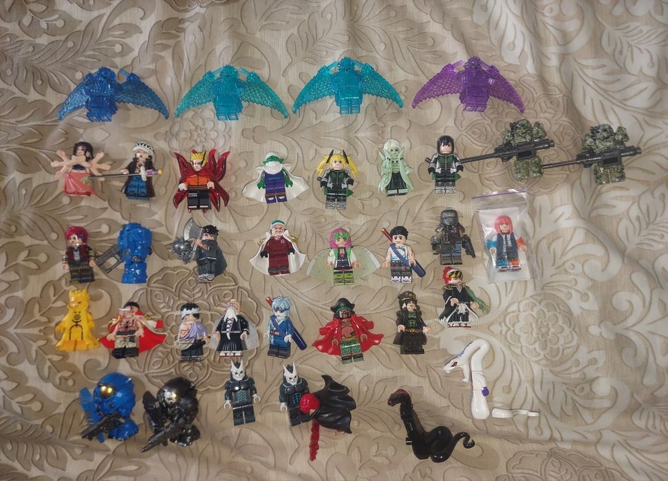 Kimetsu no yaiba, клинок рассекающий демонов, минифигурки, фигурки.