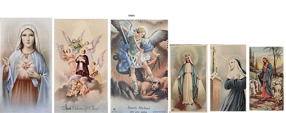 Arte Sacra – 51 Pagelas de Santos – Anos: De:1920 a 1949