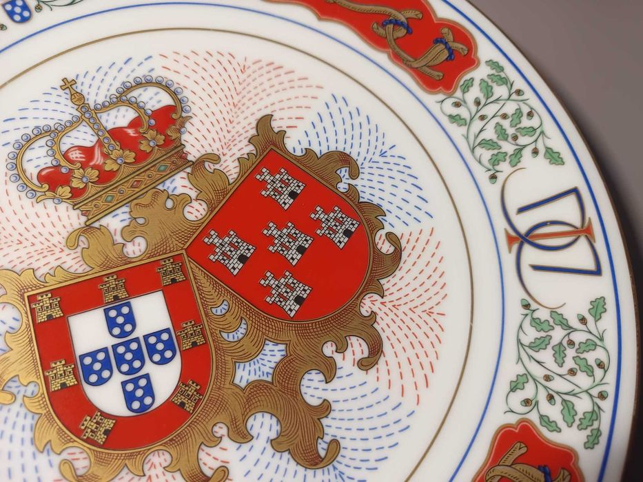 Prato Comemorativo — Casamento de D. Duarte & D. Isabel Herédia (1995)