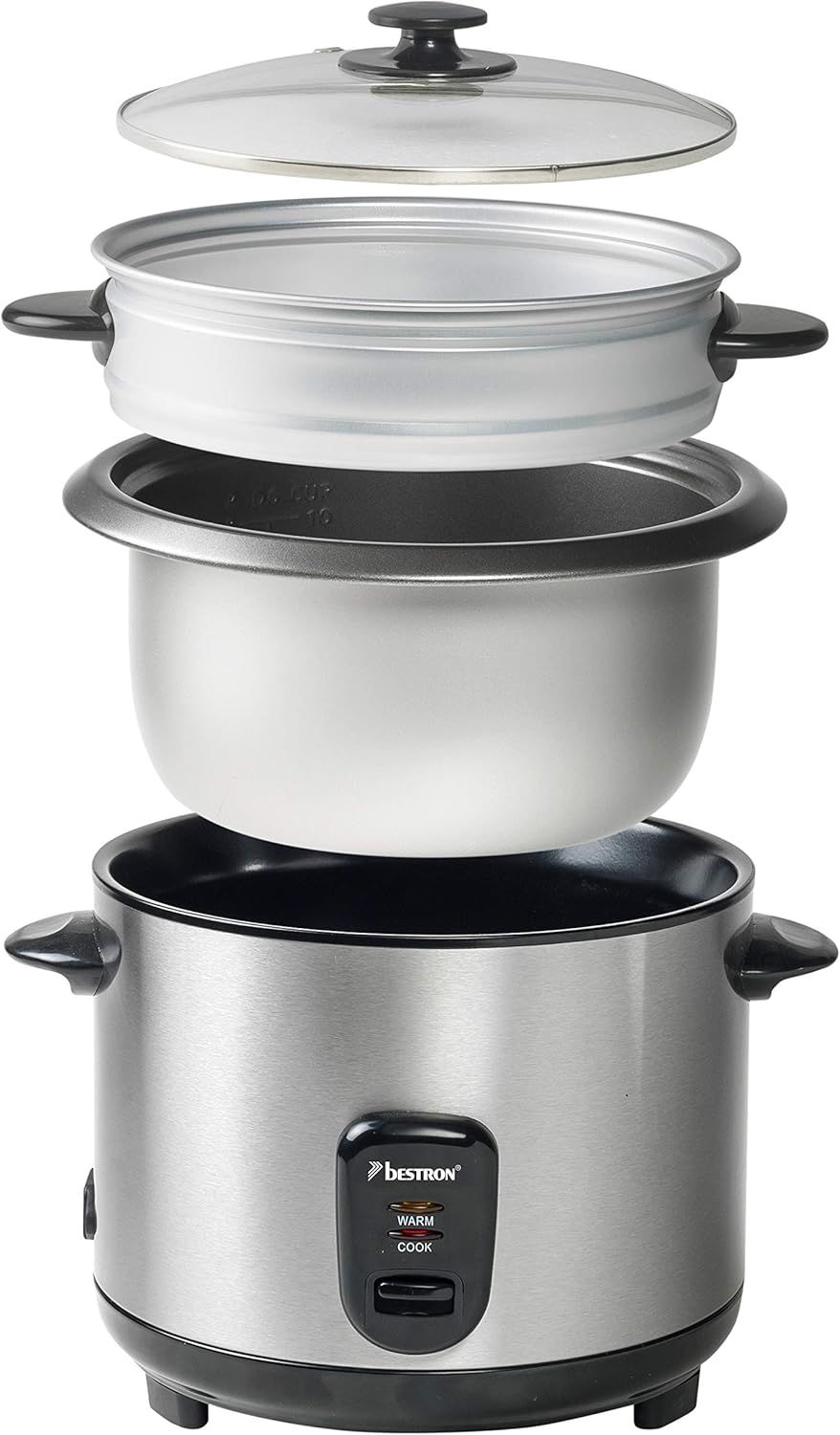 Szybkowar Bestron 1,8 l czarny, srebrny