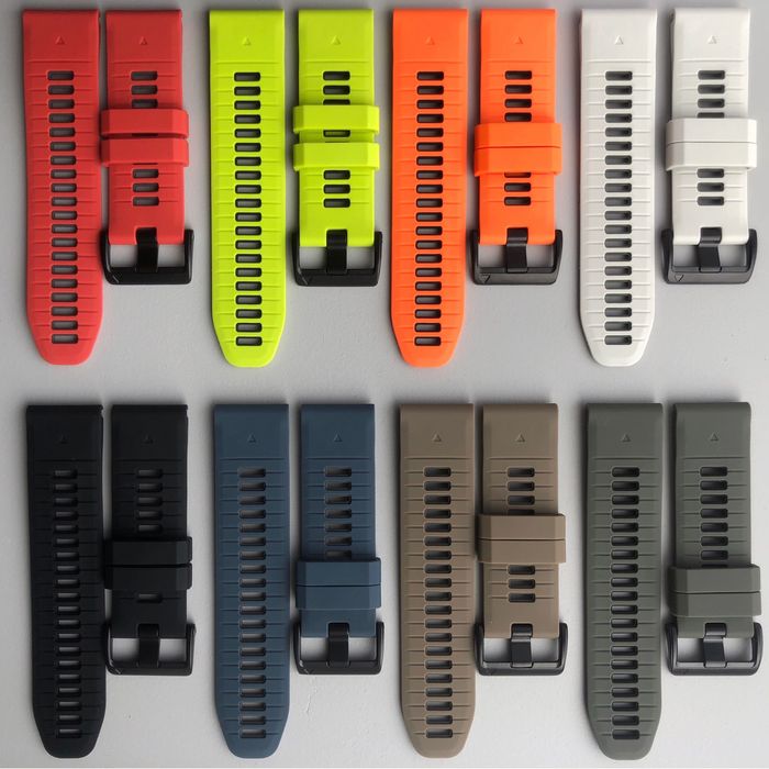 Силіконові ремінці на годинник Garmin quickfit 20 22 26 браслет ремінь
