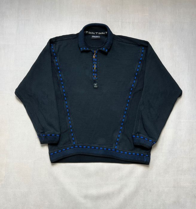 Bluza Carlo Colucci vintage half zip