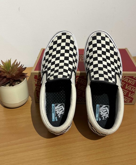 Ténis Sapatilhas Vans Slip-On Classic Checkerboard Comfycush