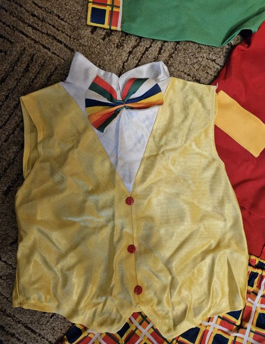 Прокат дитячого костюма клоуна шута 5-9років хлопчик