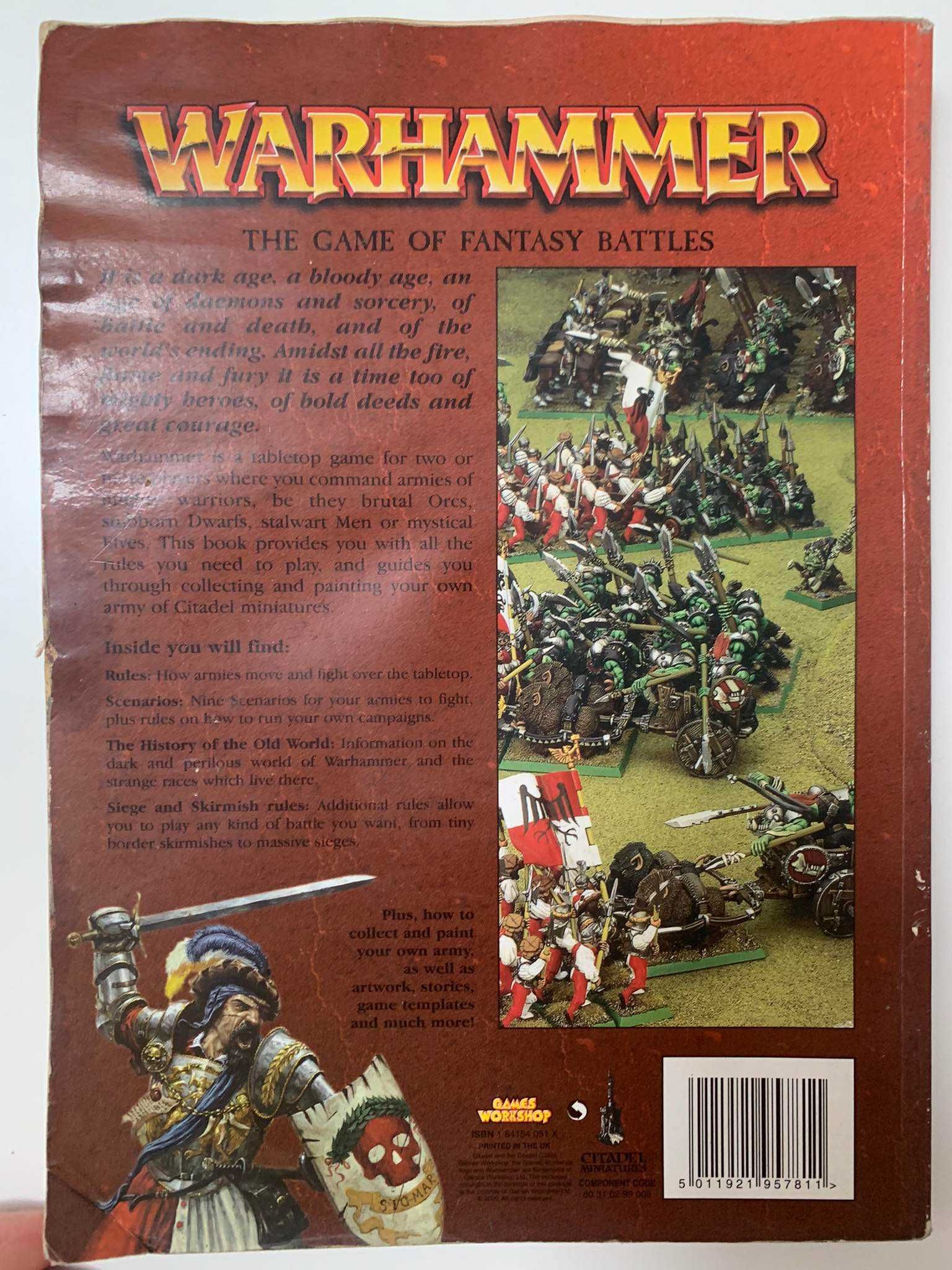 Warhammer Fantasy Battle: Rulebook, 6 edycja, miękka oprawa