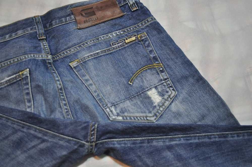 G-STAR M 86cm 32/34 męskie spodnie jeansowe straight s5v