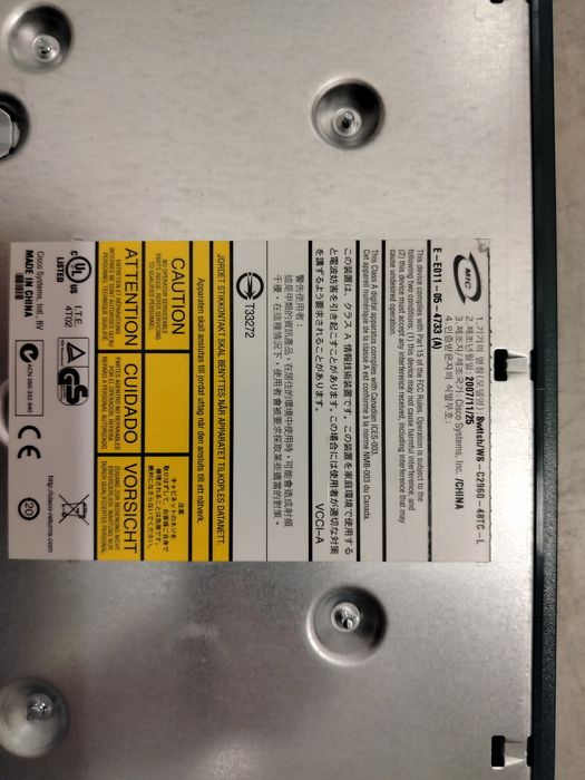 Комутатор WS-C2960-48TT-S