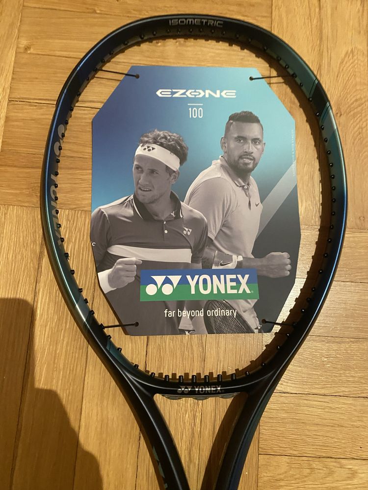 Nowa rakieta tenisowa YONEX EZONE NEW 100 (300G) SKY BLUE G2 lub G3