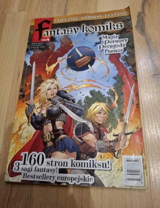 Fantasy komiks Tom 4 egmont magia potwory przygoda humor