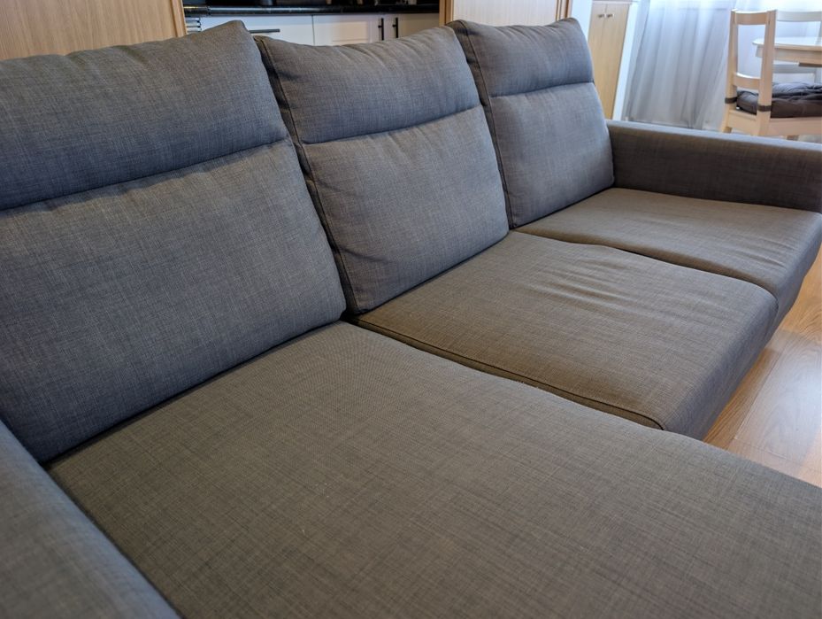 Sofá de 3 lugares com chaise Longue IKEA BOLLSTANÄS