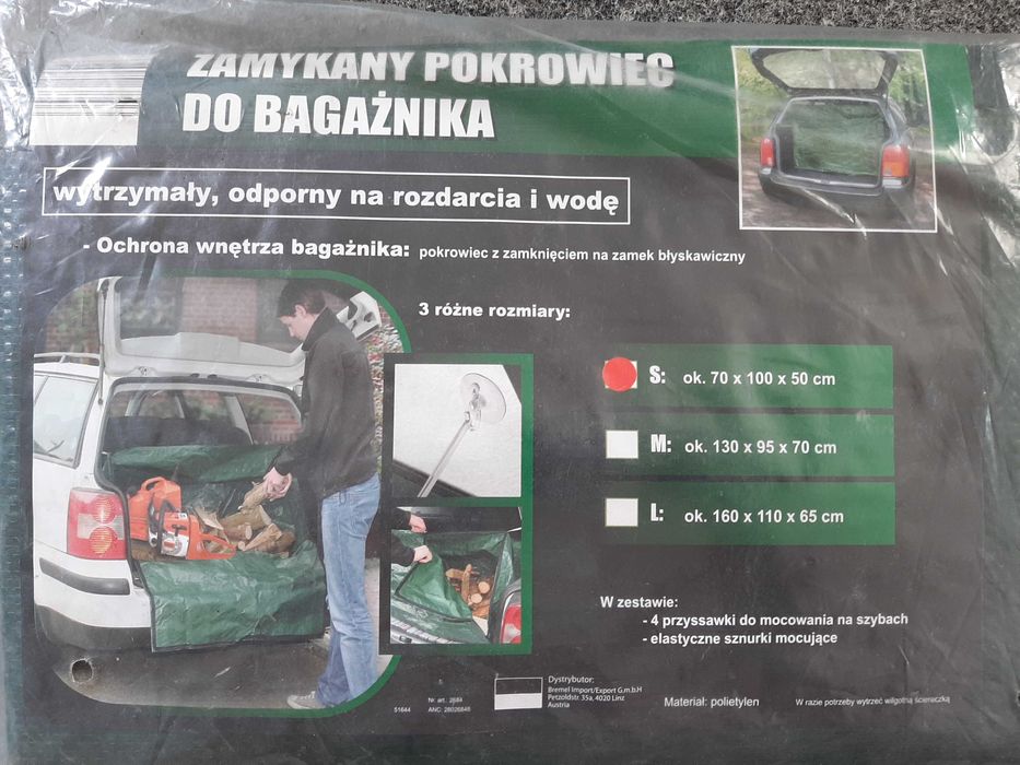 Pokrowiec zamykany do bagażnika
