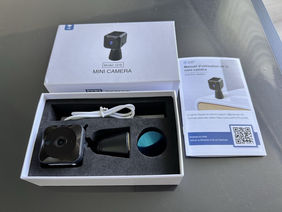 Wifi mini camera Q18 Міні-камера Q18 4K UHD на акамуляторі