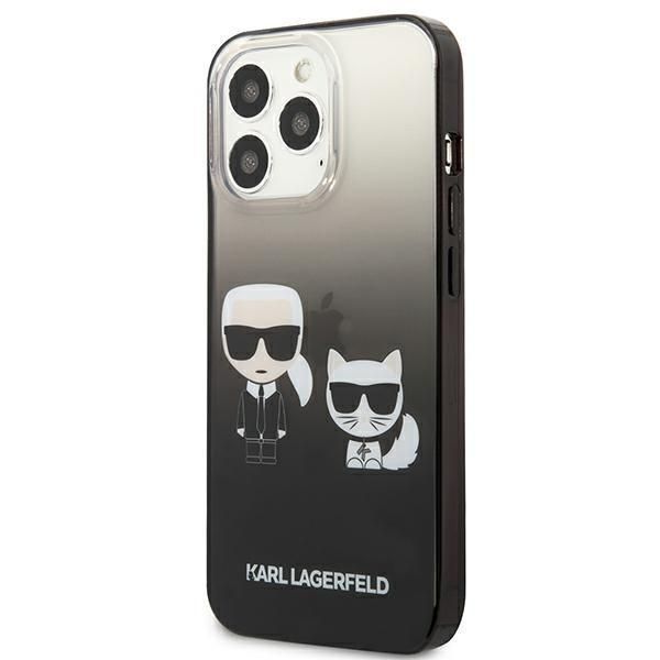 Obudowa Karl Lagerfeld do iPhone 13 Pro / 13 (6,1") - Czarny Gradient