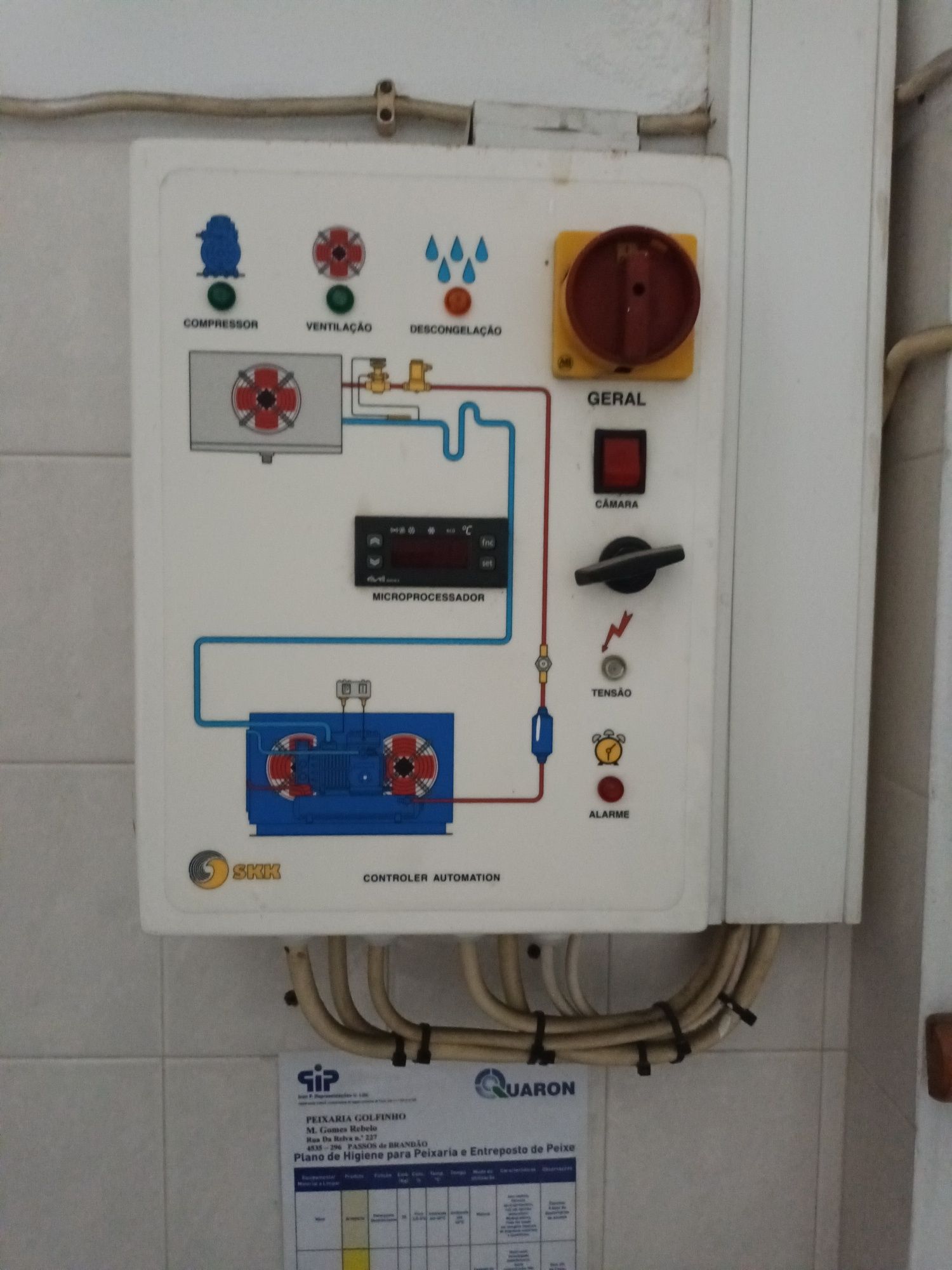 Câmara congeladora
