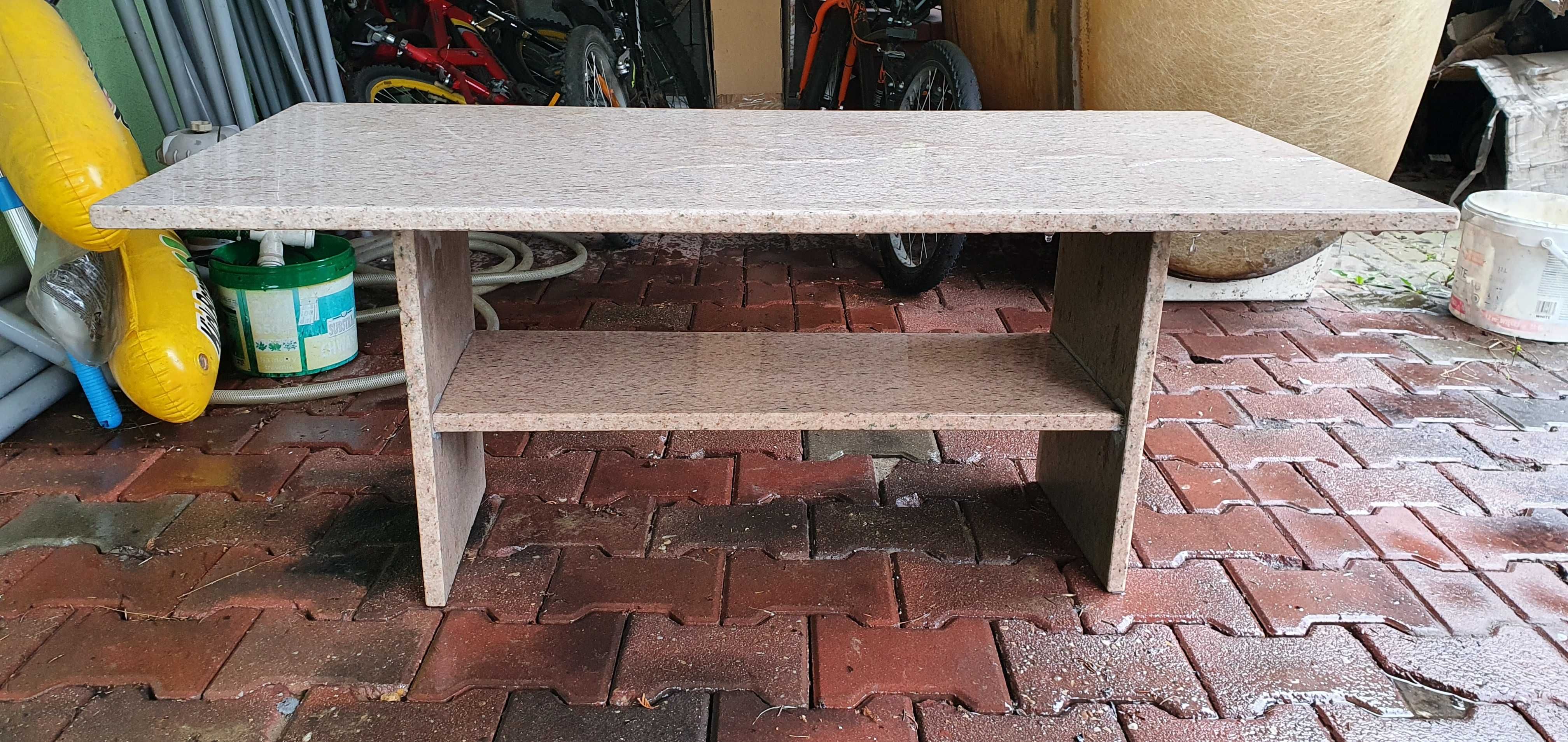 Stół marmurowy 120cm solidny i ciężki