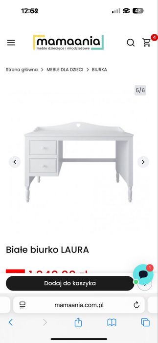 Szafa  biurko itp seria LAURA szczegoly w opisie