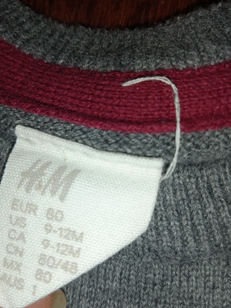 Sweterek H&M i ciepły dres polarowy