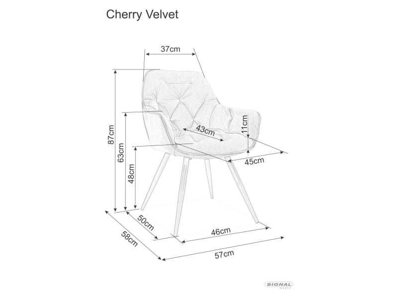 Krzesło Cherry Velvet wyprzedaż !