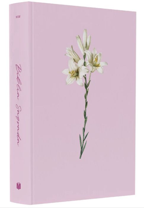 Bíblia Sagrada Lírios | NVI | Nova | Capa Dura Rosa