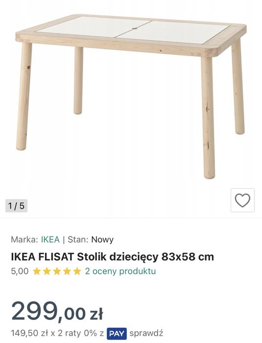 Stolik dla dzieci ikea