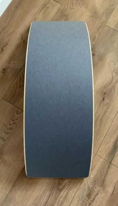 Deska do Balansowania dla Dzieci i Dorosłych Szary Spód Drewniana