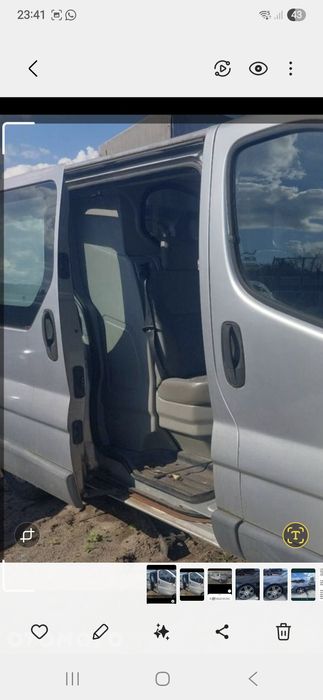 Drzwi vivaro ćwiartka podłużnica