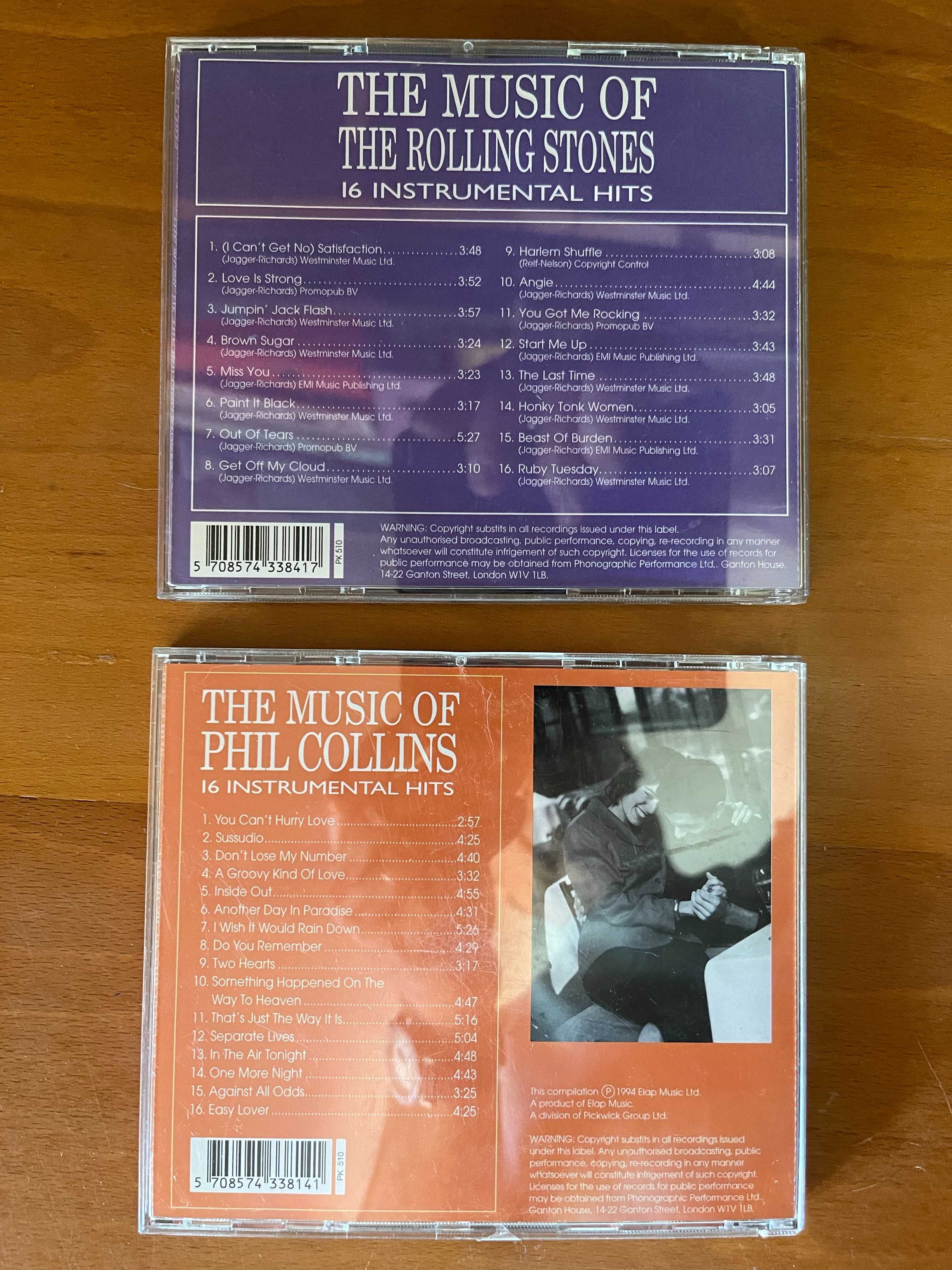 CD.s Roling Stones, Phil Collins e Neneh Cherry