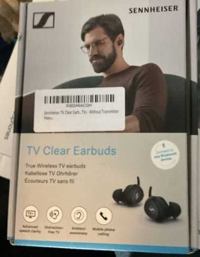 Бездротові навушники та адаптер Sennheiser TV Clear Set TVCE1 Earbuds