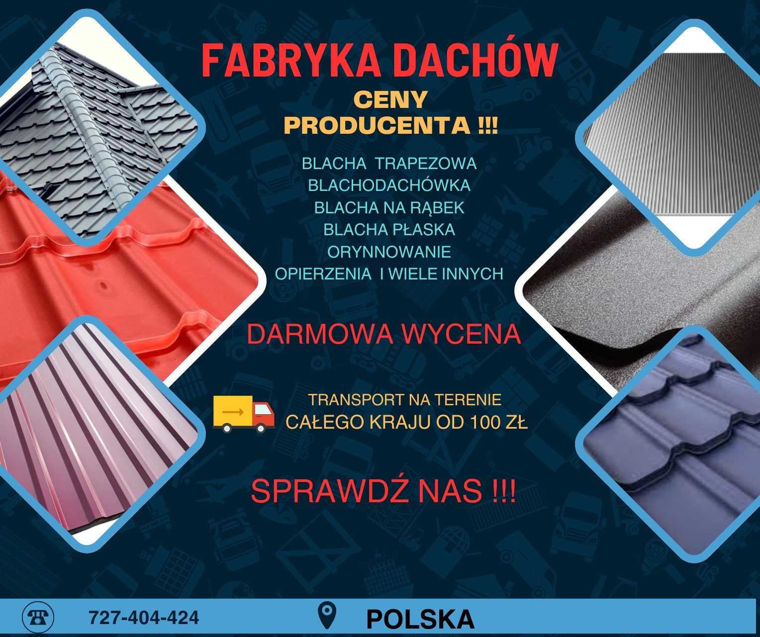 Blacha trapezowa T8, T18, T 35 . PROSTO Z FABRYKI_ CENA PRODUCENTA :)