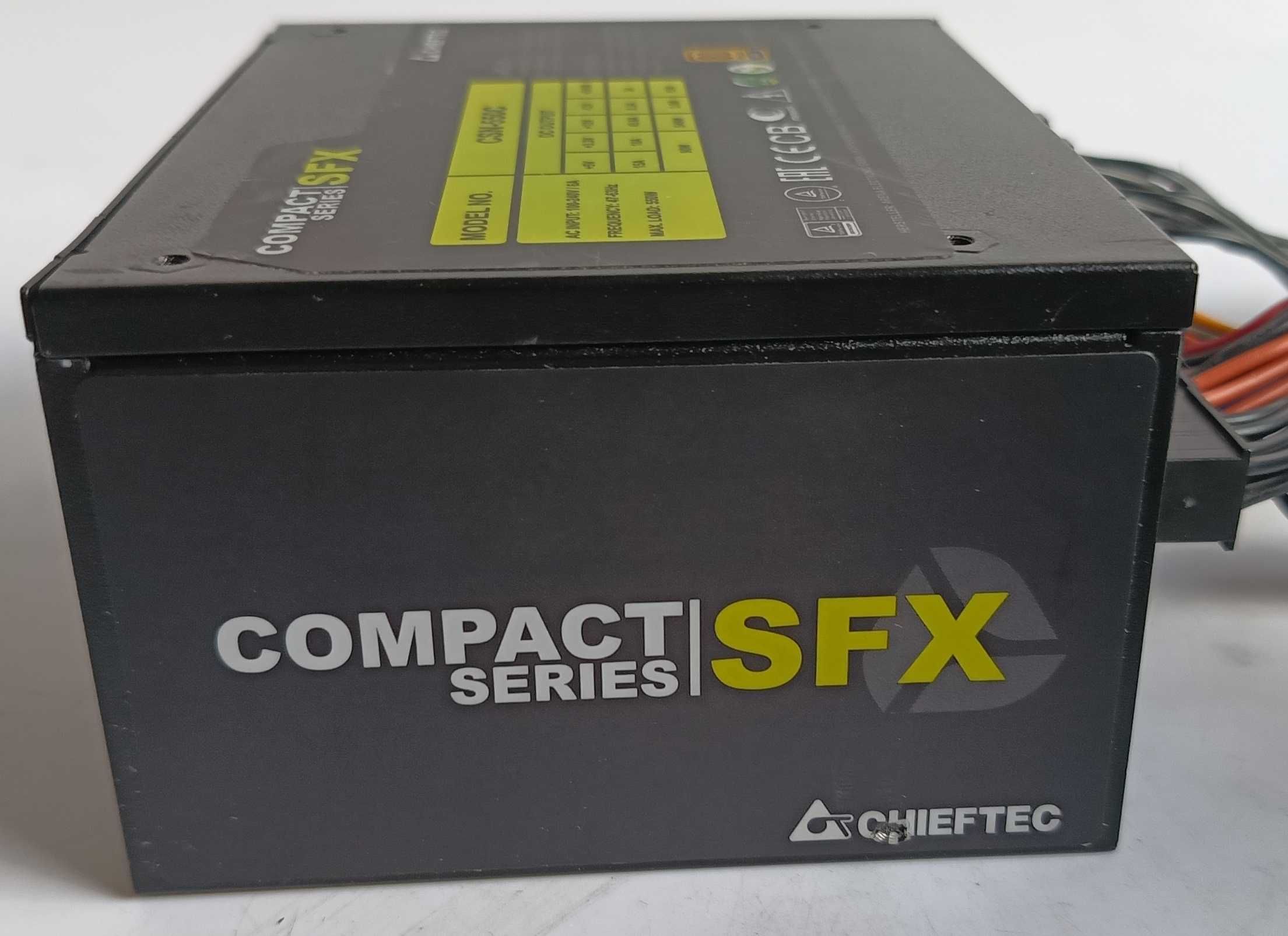 Zasilacz Chieftec CSN-550C 550 W 80 PLUS Gold + adapter SFX-ATX
