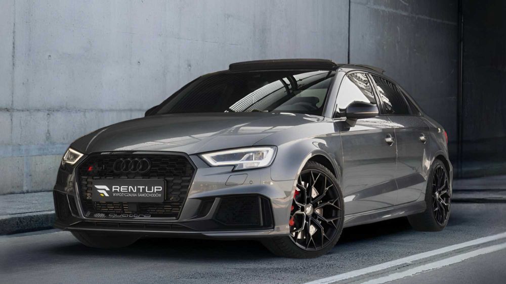 Wynajem AUDI RS3 8V, Audi S3, GOLF 7.5R, BMW M3 LCI, M5 F90, A45s AMG