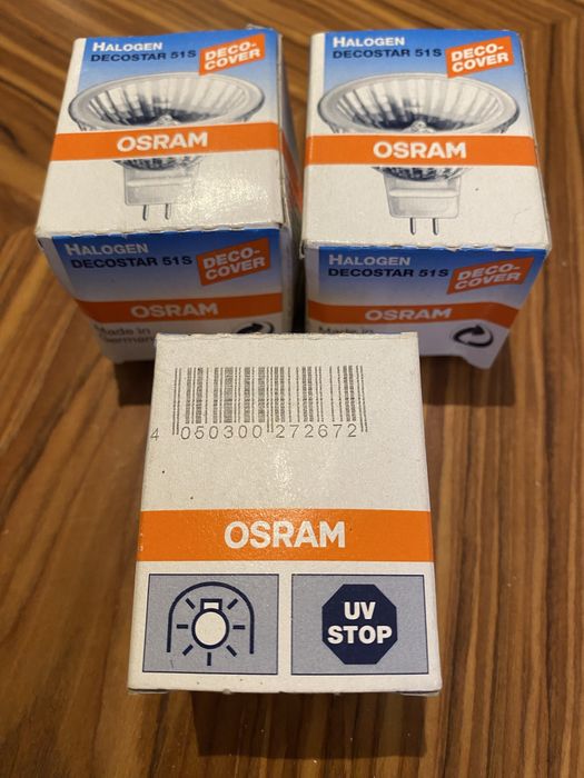 Żarówka halogenowa Osram DECOSTAR 51S 50W 12V 10° GU5.3 x 3 szt