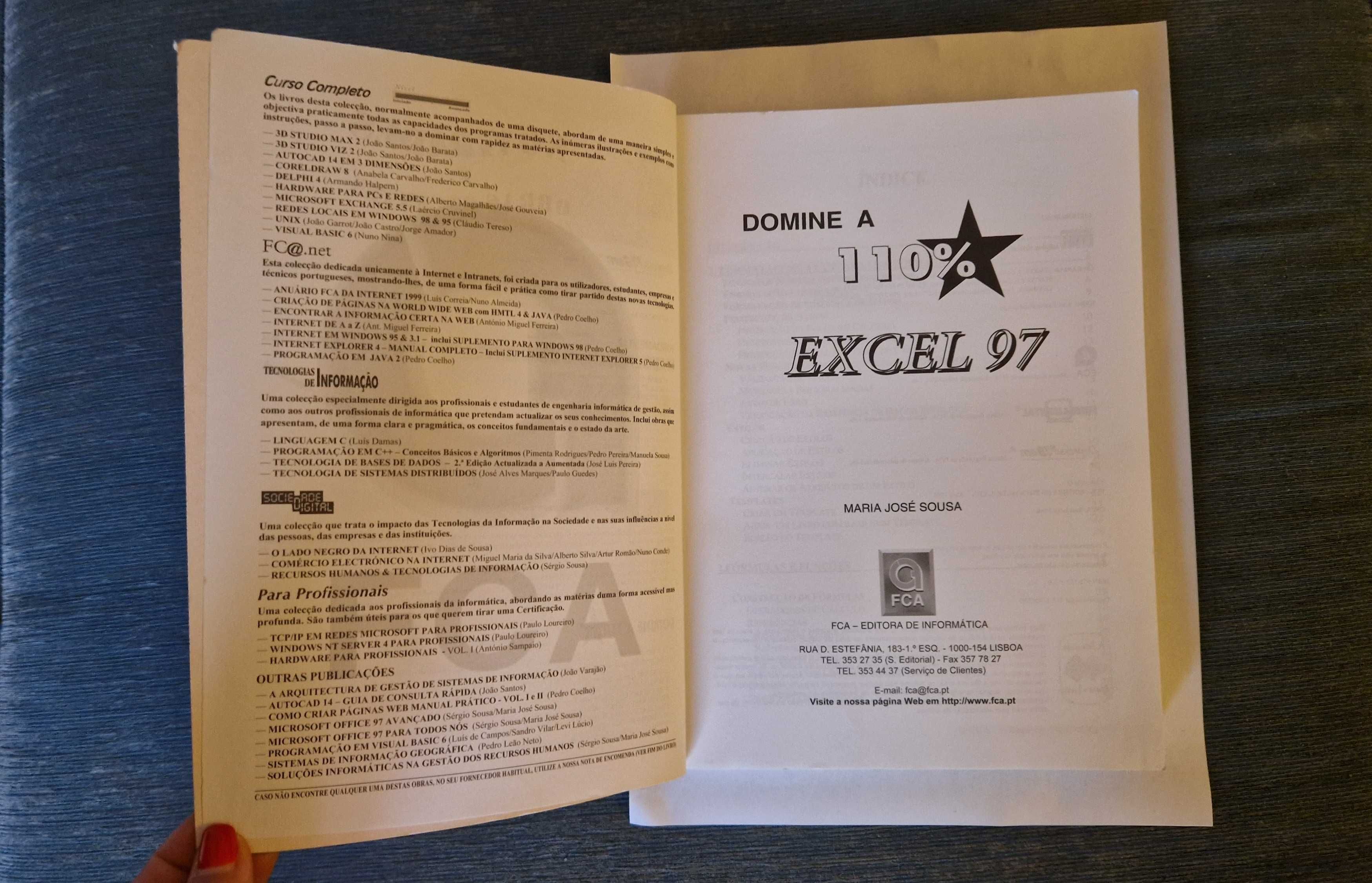Livro Domine a 110% Excel 97, 4ª edição