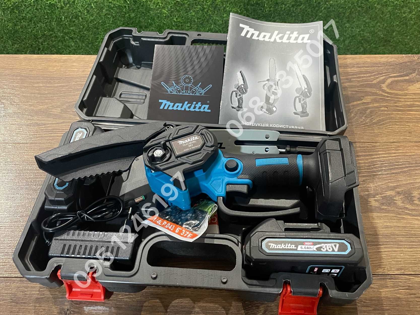 сучкорез Мини пилка Makita DUC365BL аккумуляторный для сада веткорез