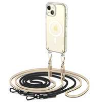 Tech-protect Flexair Chain Magsafe Iphone 15 Black & Beige