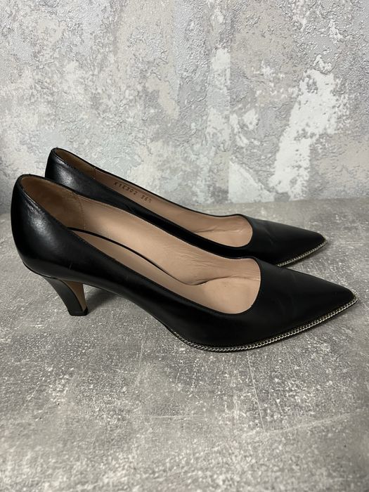 Туфлі лодочки шкіряні Giorgio Armani Made in Italy 100% оригінал